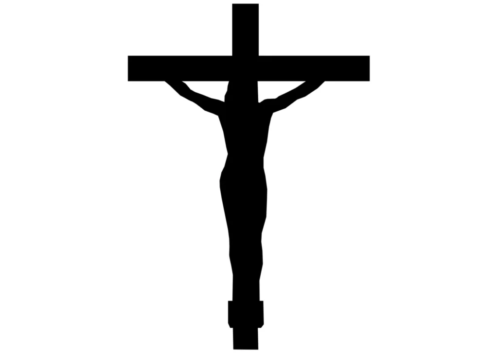 Jesus häng am Kreuz