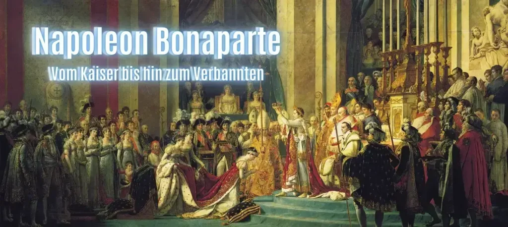 Napoleon Bonaparte Titelbild - bei seiner Krönung