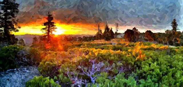 Claude Monet - Sonnenaufgang