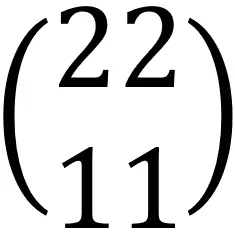 Binomialkoeffizient 22 über 11