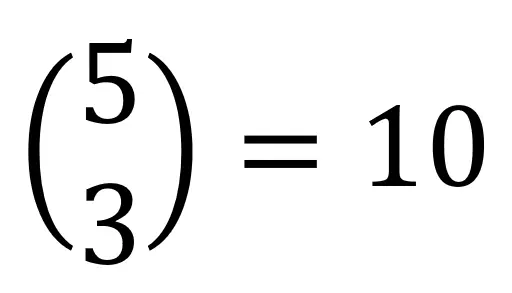 Binomialkoeffizient Erklärung Beispiel