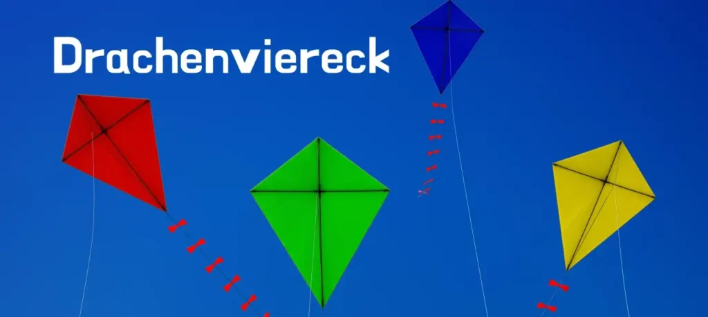 Drachenviereck Titelbild - Flugdrachen als alltägliche Form des Drachenvierecks