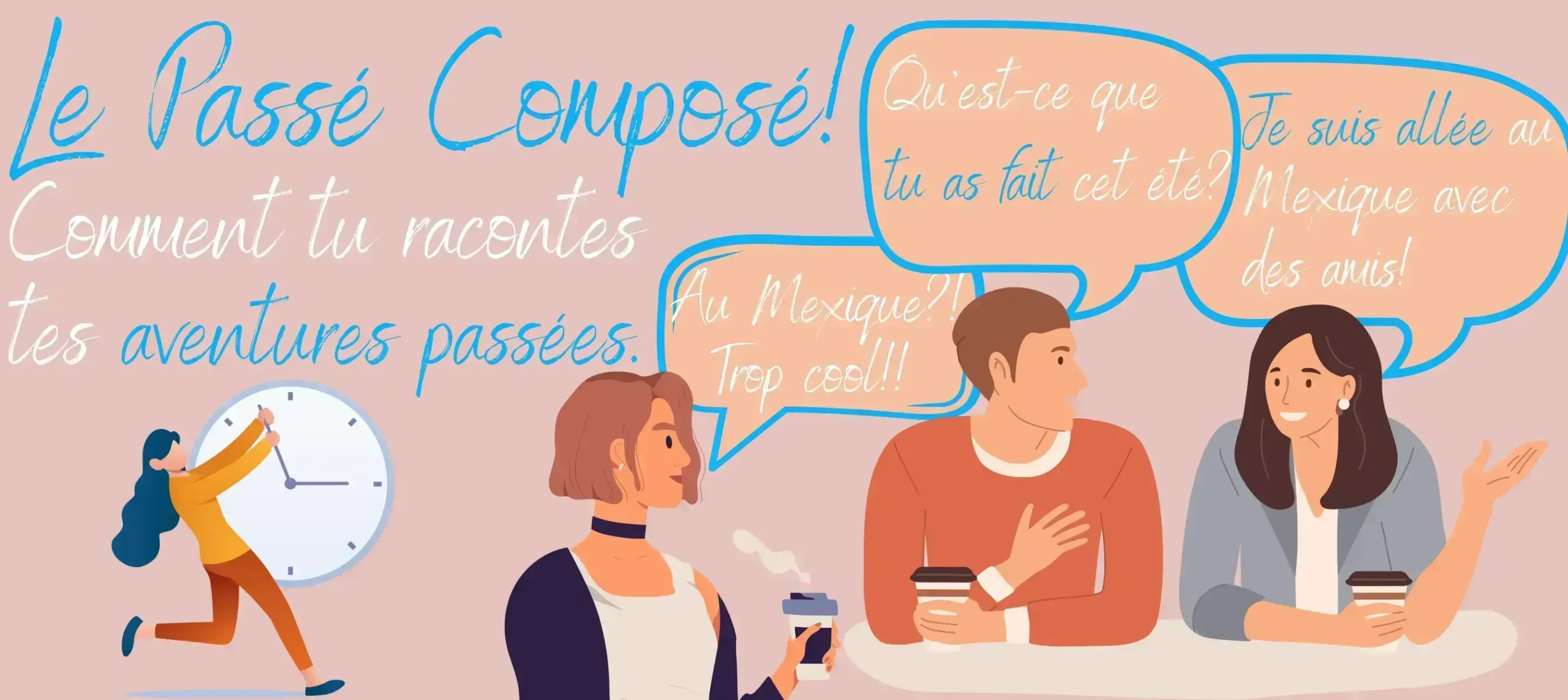 Passé composé - Bildung, Beispiele und Hörproben