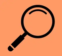 Konfliktmanagement KULT Modell Klärung Eine Lupe als Symbol für die Klärungsphase im KULT Modell.