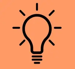 Konfliktmanagement KULT Modell Lösung Eine Glühbirne stellt die Phase der Lösungsentwicklung im KULT Modell dar.
