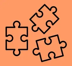 Die Ursachenanalyse des KULT Modells, symbolisiert durch Puzzleteile.