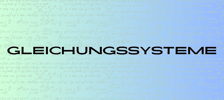 Gleichungssysteme
