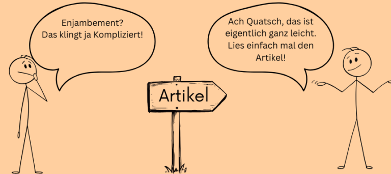 Was Ist Ein Enjambement Was ist ein Enjambement? - Simpel und verständlich erklärt!