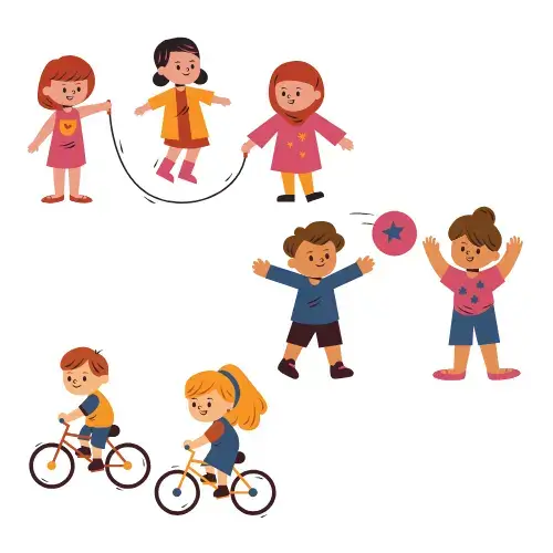 Beschäftigungen draußen für Kinder