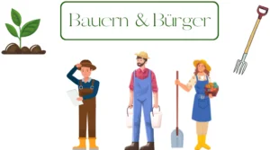 Ständegesellschaft Bauern und Bürger drei bäuerliche Personen die in die Kamera schauen