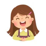 lachendes Kind rätsel lustig