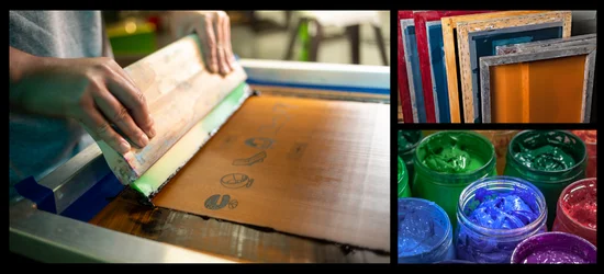 Siebdruckverfahren im Pop Art