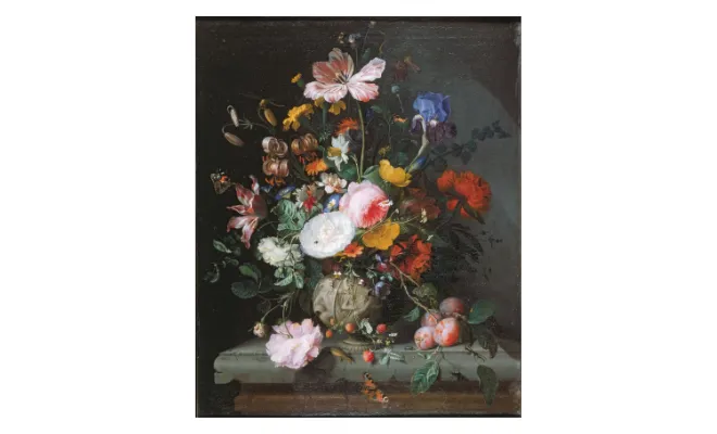 Prächtige Blumen in einer Vase Stillleben