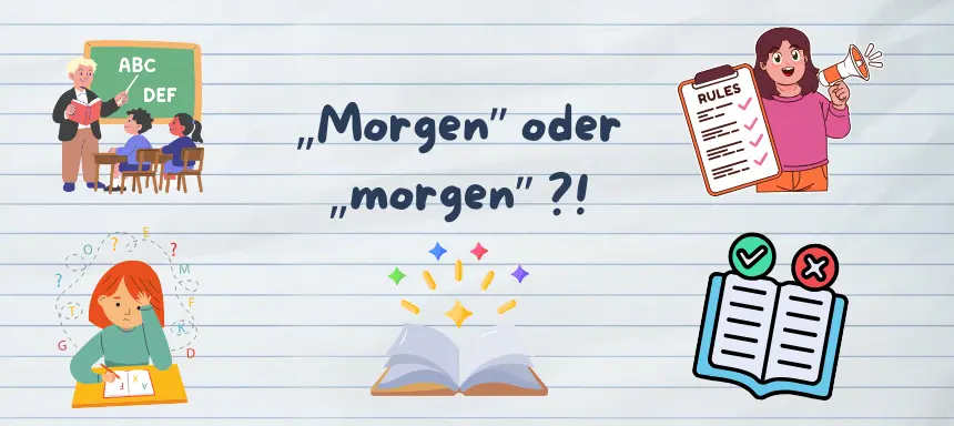 Wird morgen groß oder klein geschrieben?