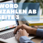 Word Seitenzahl Ab Seite 3