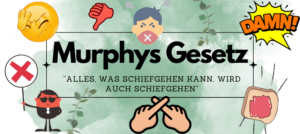 Read more about the article Murphys Gesetz: Bedeutung, Ursprung, Beispiele und Erklärung