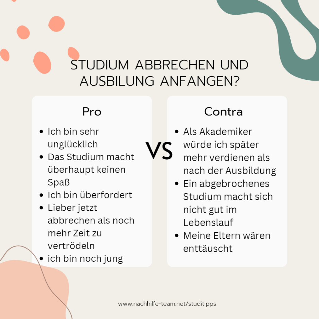 Ausbildung nach Studium einfache StepbyStep Entscheidungshilfe