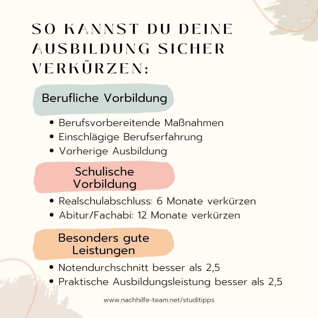 So kannst du deine Ausbildung sicher verkürzen