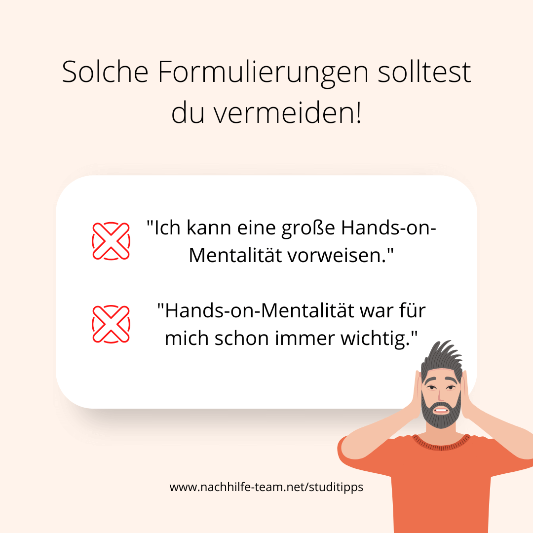 hands on mentalität falsche formulierungen