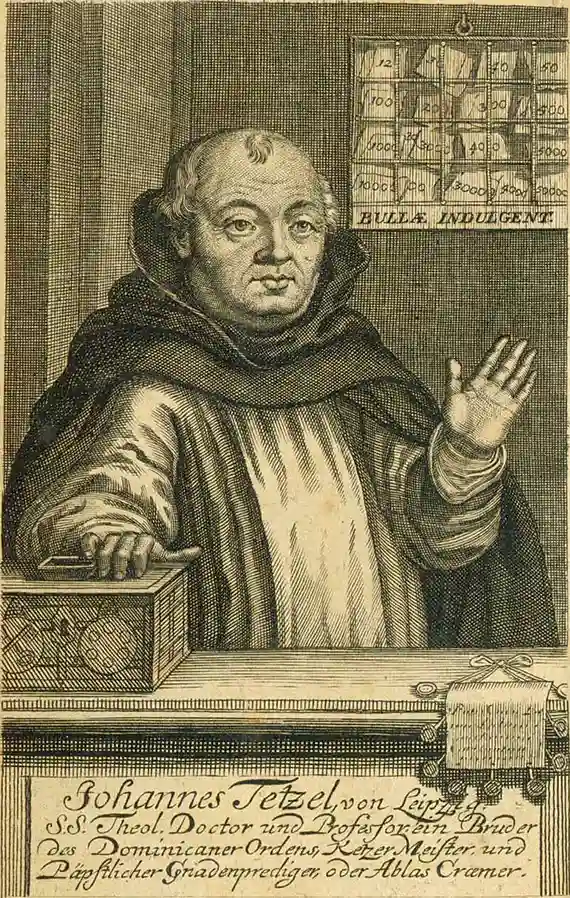 Johann Tetzel verkaufte Ablassbriefe